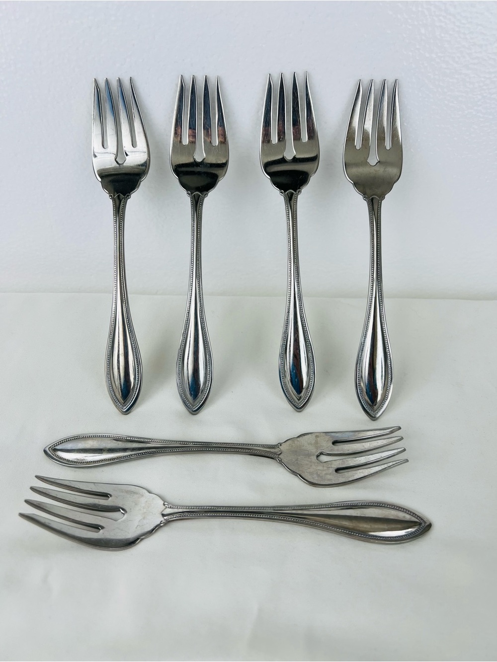 ONEIDA Stainless ARBOR AMERICAN HARMONY SALAD FORKS  Set of 6